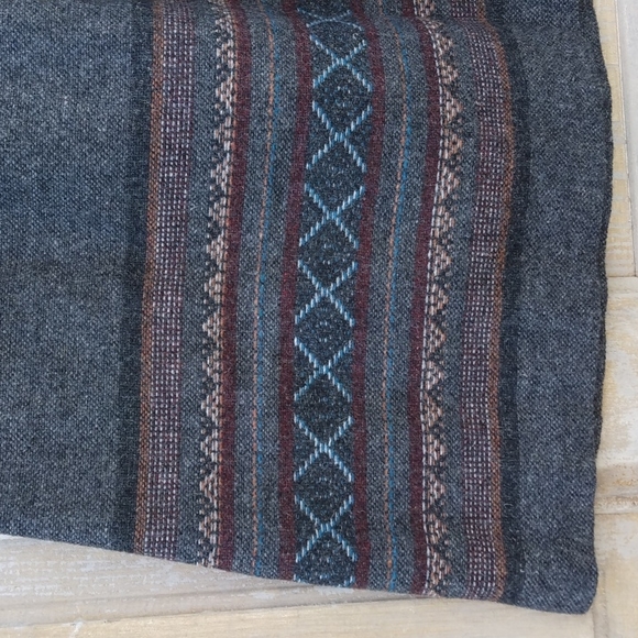 Vintage Gray Wool Skirt - Picture 3 of 7